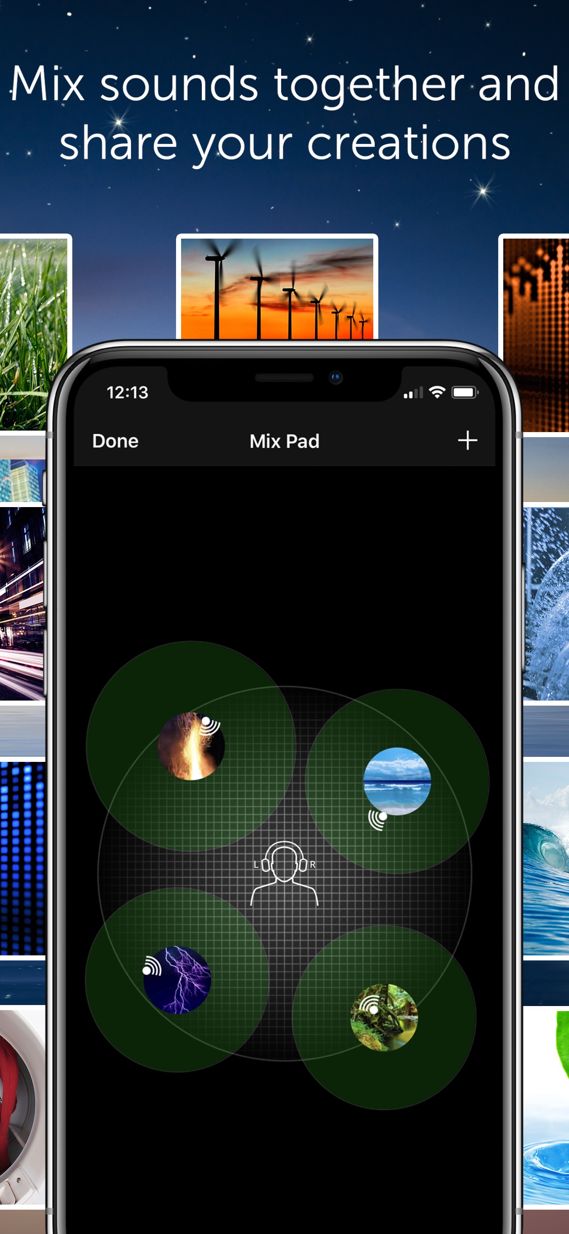 Screenshot do app White Noise