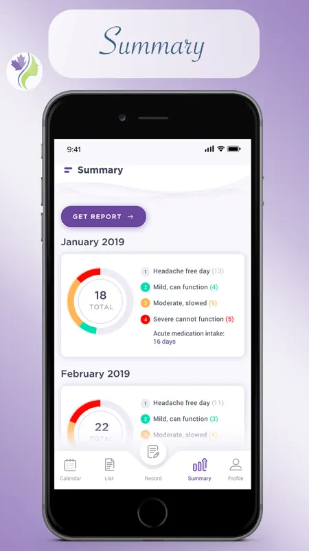 Canadian Migraine Tracker screenshot 2 of 5
