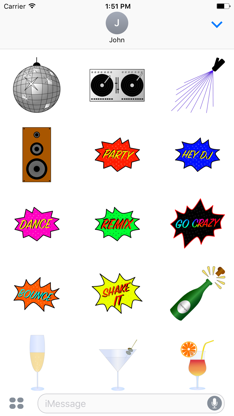 Disco & Party Sticker screenshot 2