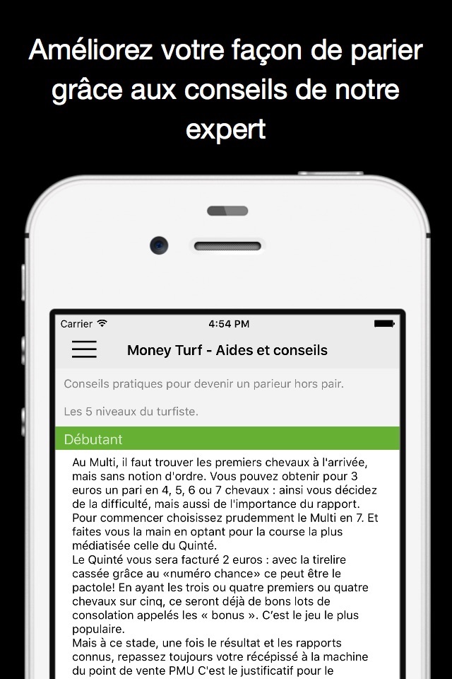Money Turf Pronos screenshot 3