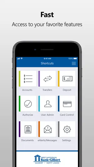 First National Bank of Gilbert screenshot 2