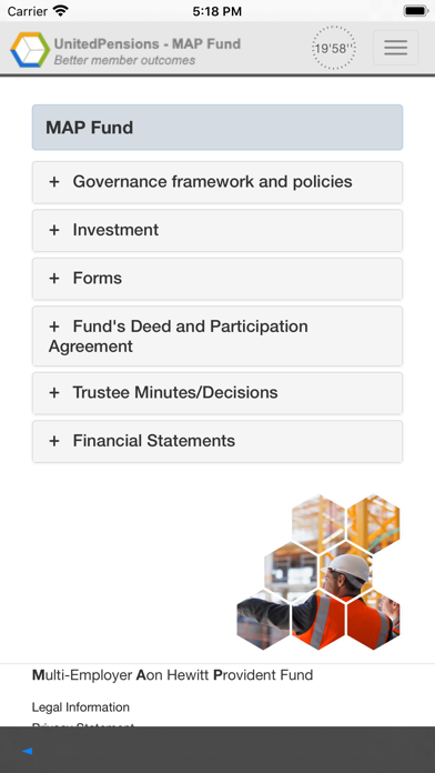 App screenshot