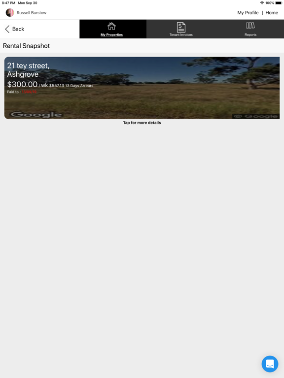 Coronis Landlord iPad screenshot