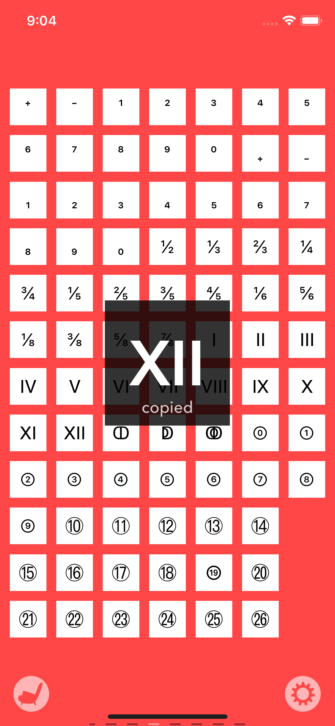 Character Pad screenshot 2