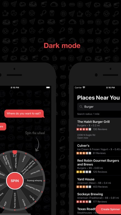 I Dont Care - Restaurant Wheel iPhone screenshot 5 - Food & Drink app
