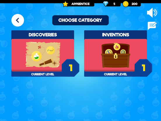 Discoveries & Inventions Quiz iPad screenshot
