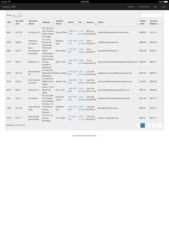 Screenshot #4 pour Captus CRM
