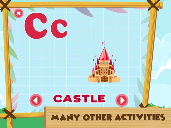 ABC C Alphabet Letters Games iPad screenshot