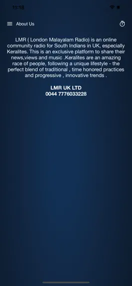 Game screenshot LMR (London Malayalam Radio) apk