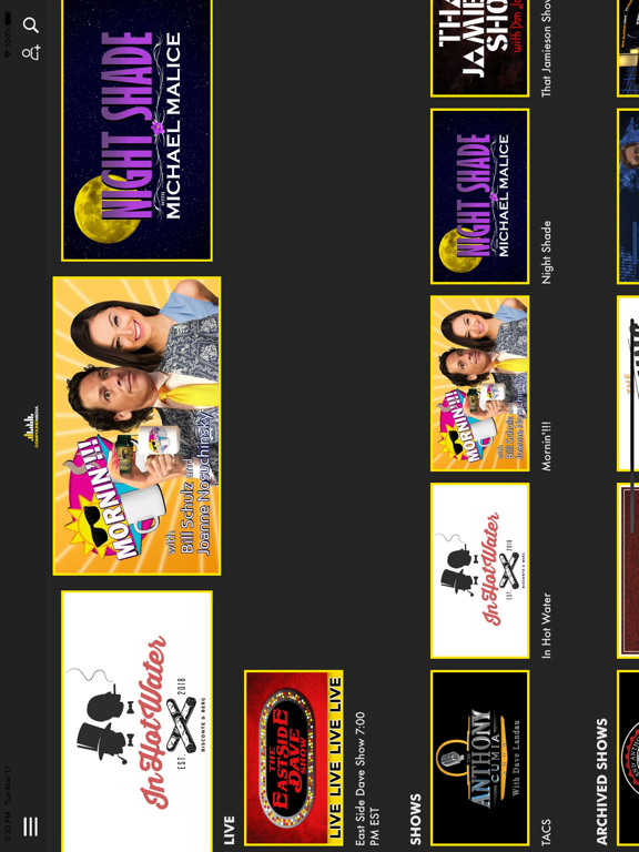 Compound Media iPad screenshot 1 - Entertainment app