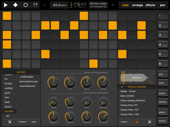 Elastic Drums iPad app afbeelding 1