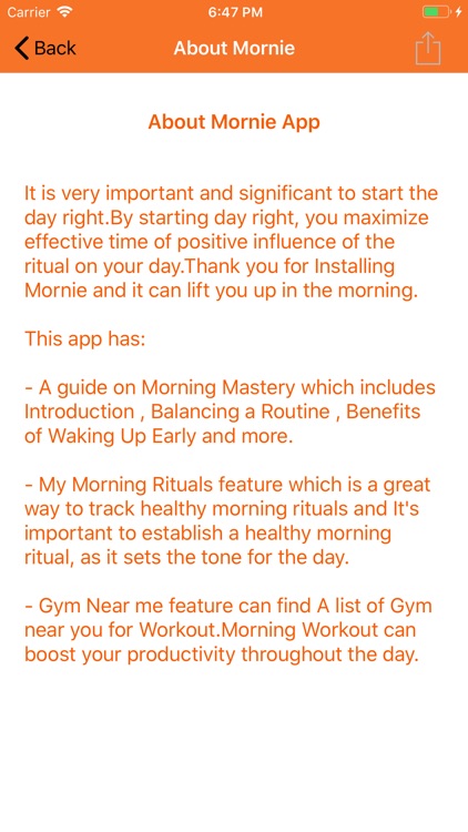 Mornie:App for Morning Routine