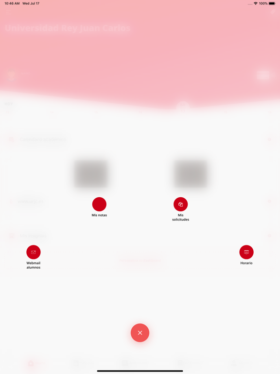 URJC App Univ. Rey Juan Carlos iPad screenshot 6 - Education app