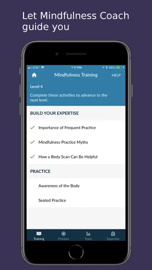 Mindfulness Coach iPhone Screenshot 2