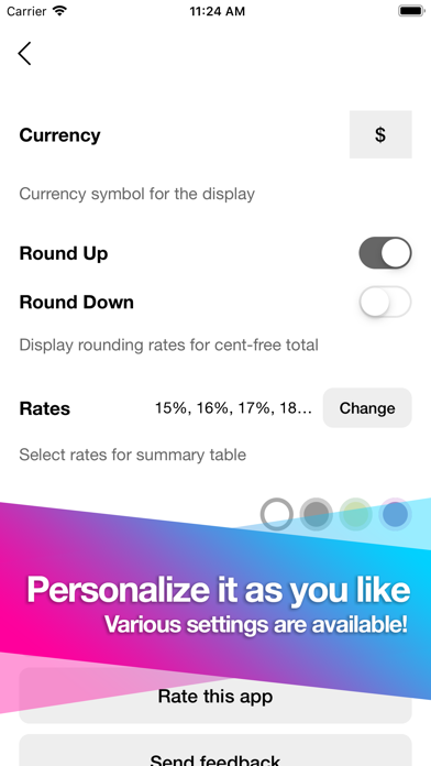 Screenshot #3 pour Tip Calculator by Yong