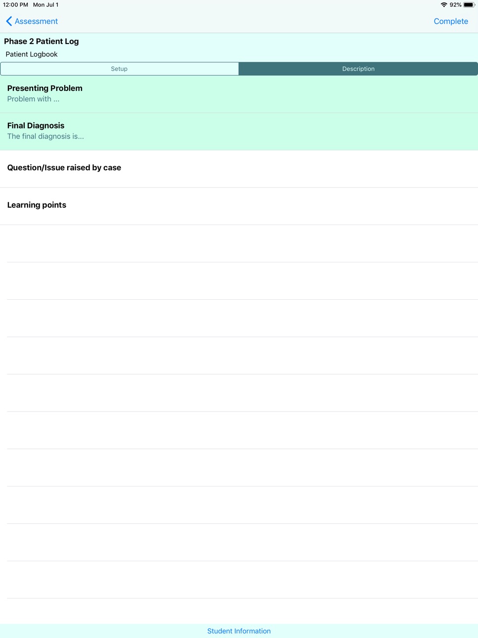 iPad screenshot