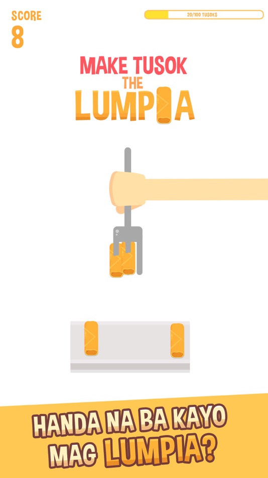 #1. Make Tusok The Lumpia (iOS) โดย: Most Played Games Inc