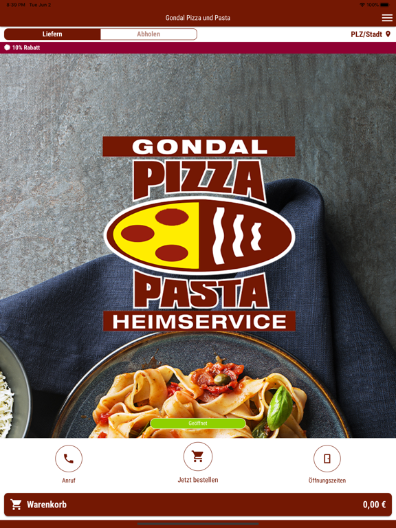 Screenshot #4 pour Gondal Pizza und Pasta