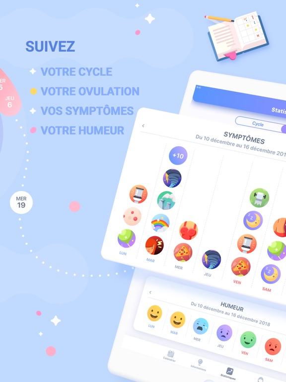 Screenshot #5 pour Paloma - Calendrier des Règles