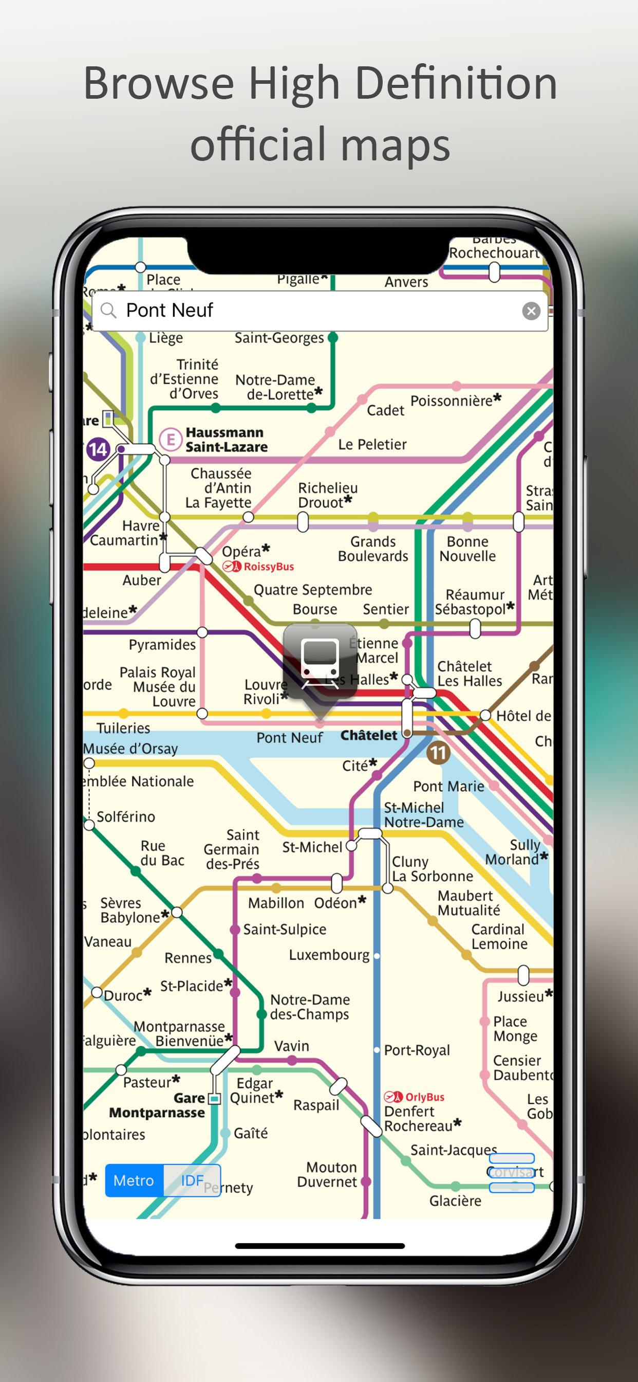 Paris Métro Map