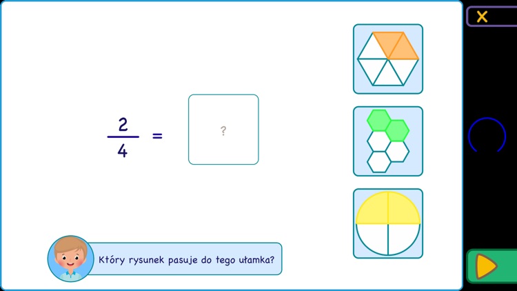 Ułamki i figury screenshot-5
