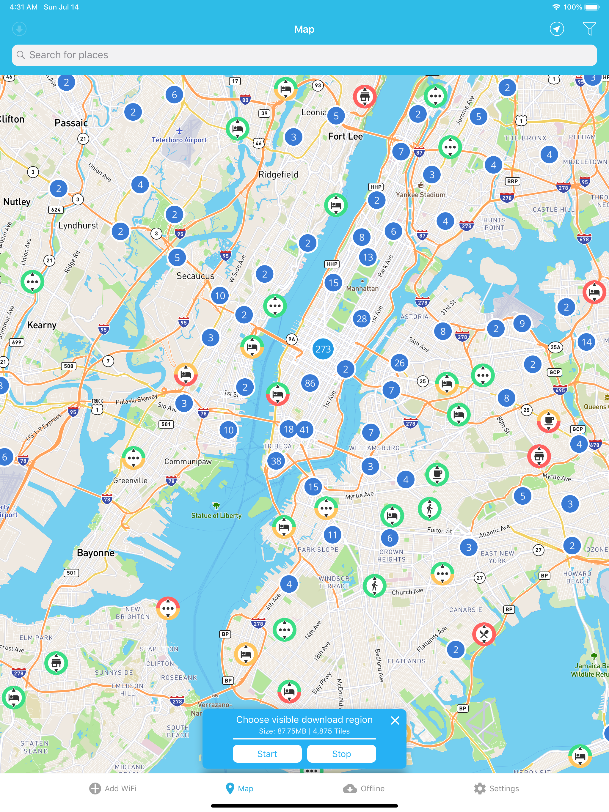 WiFi Finder + Map