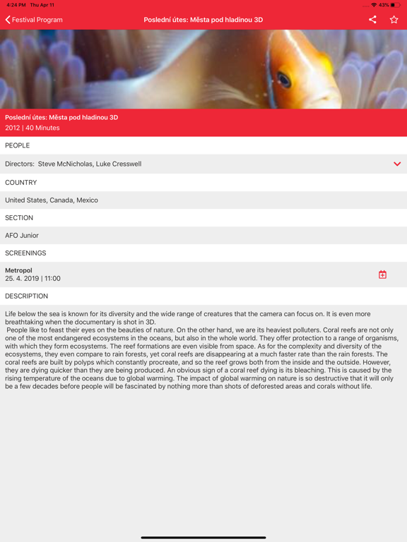 Screenshot #6 pour Academia Film Olomouc