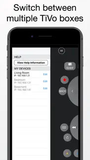 easy remote for tivo iphone screenshot 2
