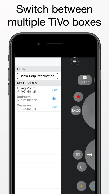 Easy Remote for TiVo screenshot 2 of 3