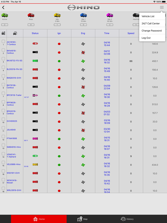 Screenshot #6 pour Hino myFLEET