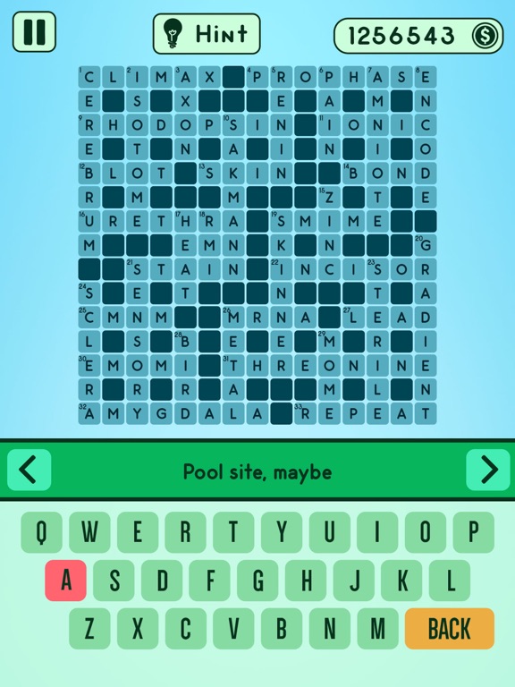 Cross Word Puzzle Master Fill iPad screenshot