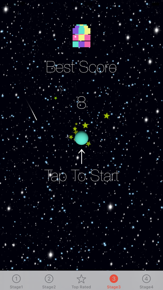 #9. Galactic Color Dash (iOS) 由: Jun Izutsu