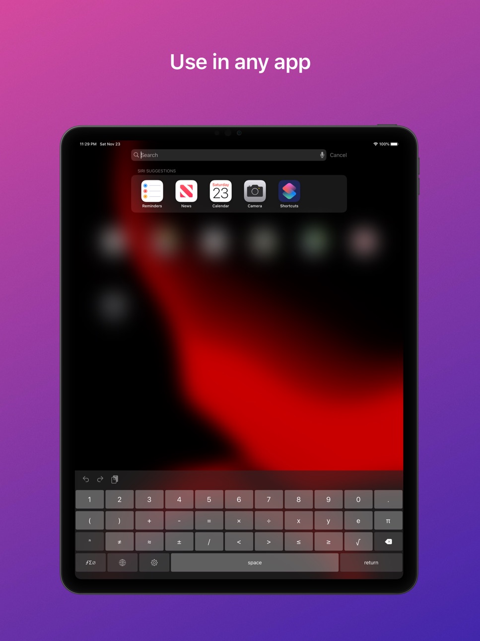 iPad screenshot