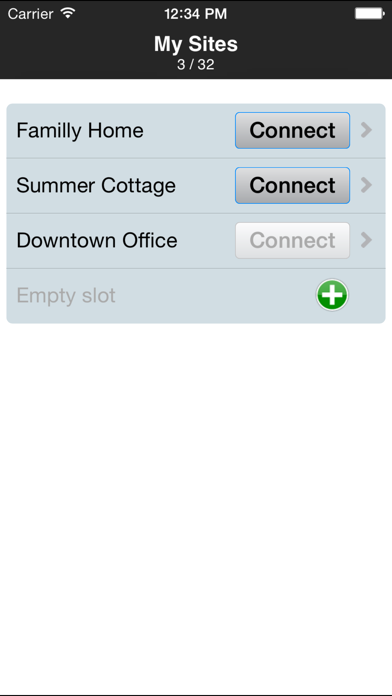 iParadox – Alarm System Control Screenshot 1