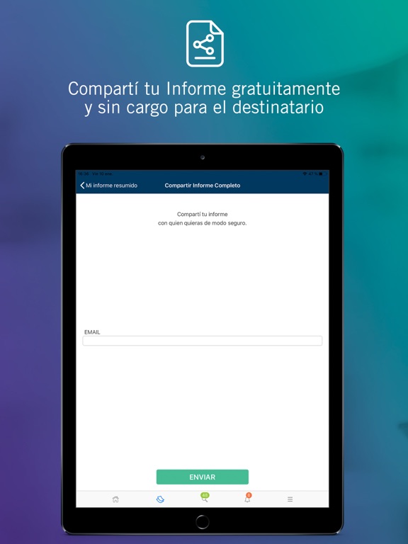 Mi Nosis Situación Crediticia iPad screenshot 7 - Finance app