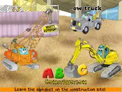 Construction Truck Games ABC iPad image 1