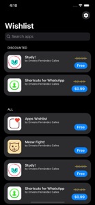 Apps Wishlist screenshot #4 for iPhone