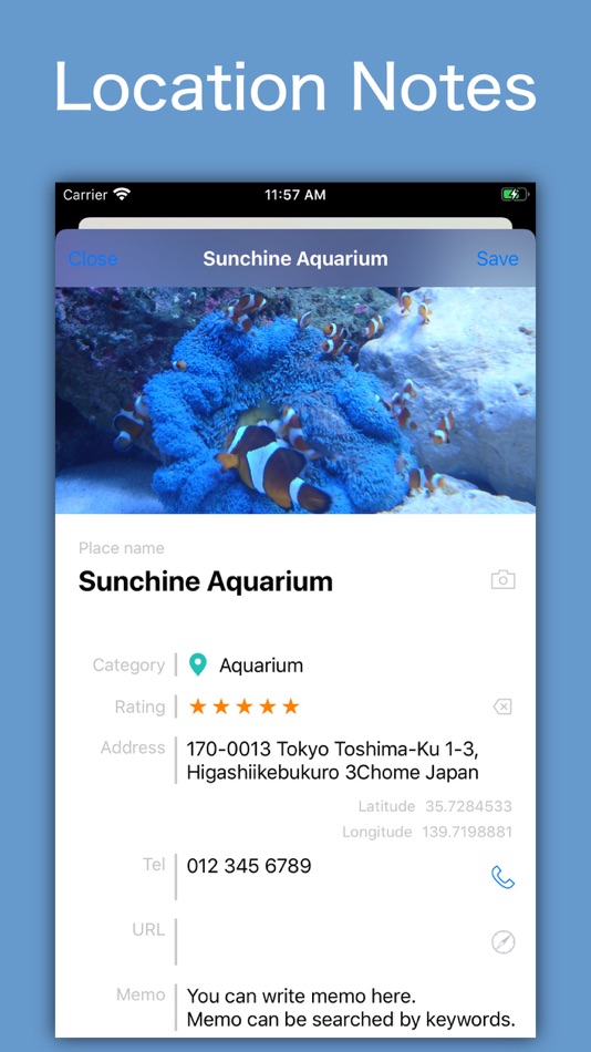 #3. SpotNote - My Map Marker (iOS) 由: RENA TAKAHASHI