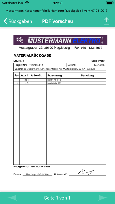 App screenshot