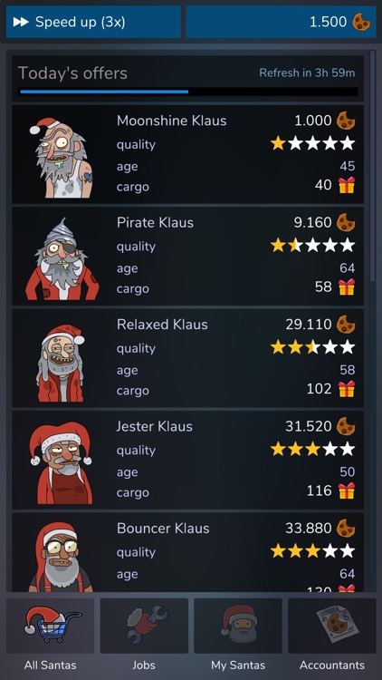 Idle Santa Manager