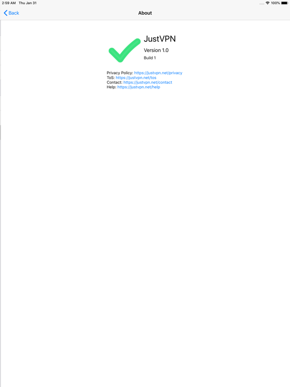 Screenshot #6 pour JustVPN