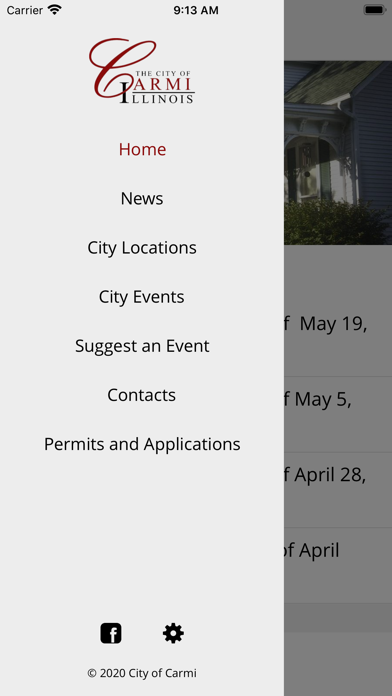 City of Carmi Illinois Screenshot