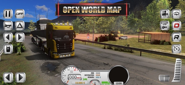 Euro Truck Simulator is a driving simulator with a realistic open