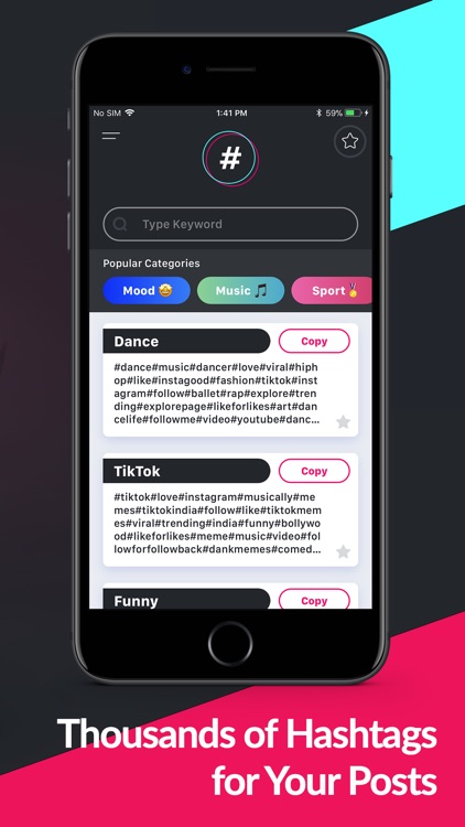 Tik Post: Hashtags & Followers