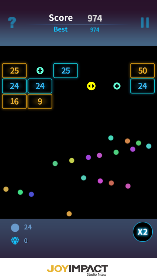 #5. Neon Block (iOS) 由: joyimpact inc