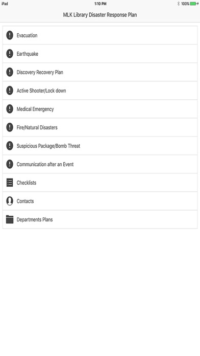 How to cancel & delete MLK Library Disaster Response Plan from iphone & ipad 1