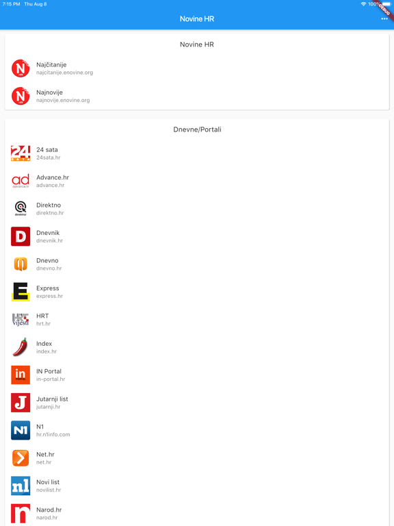 Screenshot #4 pour Novine HR