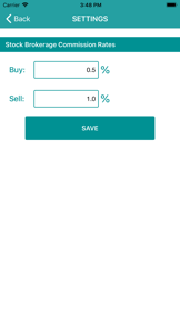 Stock Average Price Calculator screenshot
