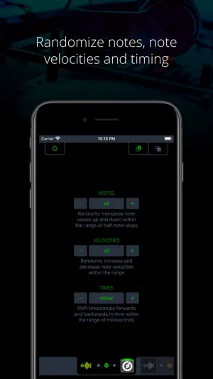 Midiflow Randomizer (Audiobus) screenshot 1