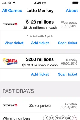 Game screenshot LottoMonkey: Scan Lottery apk